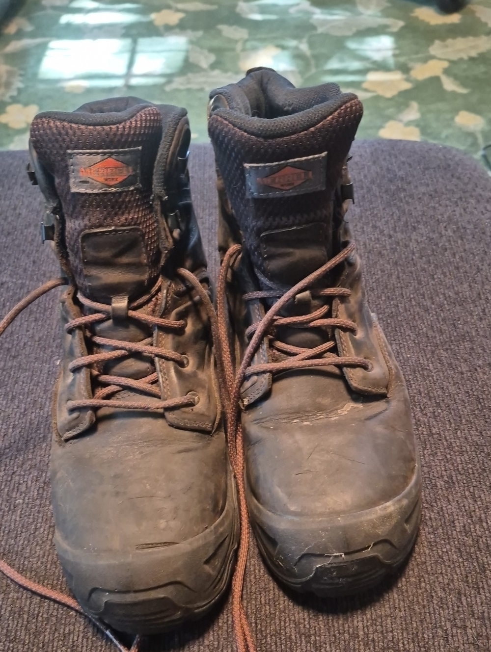 Merrell Brown Men's Lace-Up Hiking Boots
